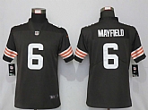 Women Nike Cleveland Browns 6 Mayfield Brown Vapor Limited Jersey,baseball caps,new era cap wholesale,wholesale hats